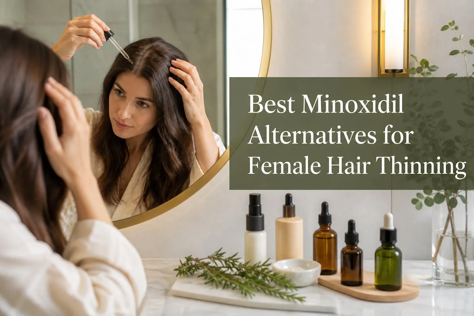 Best Minoxidil Alternatives for Female Hair Thinning
