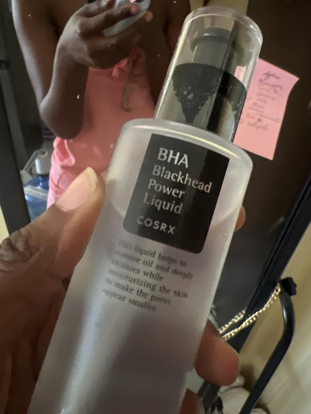 COSRX Niacinamide 2% + BHA 4% Blackhead Exfoliant Korean Toner, 3.38fl.oz | Pore Minimizer for Enlarged Pores, Sebum Control, Smooth Texture Care, for All Skin Types, K-Beauty Essential customer photo 1