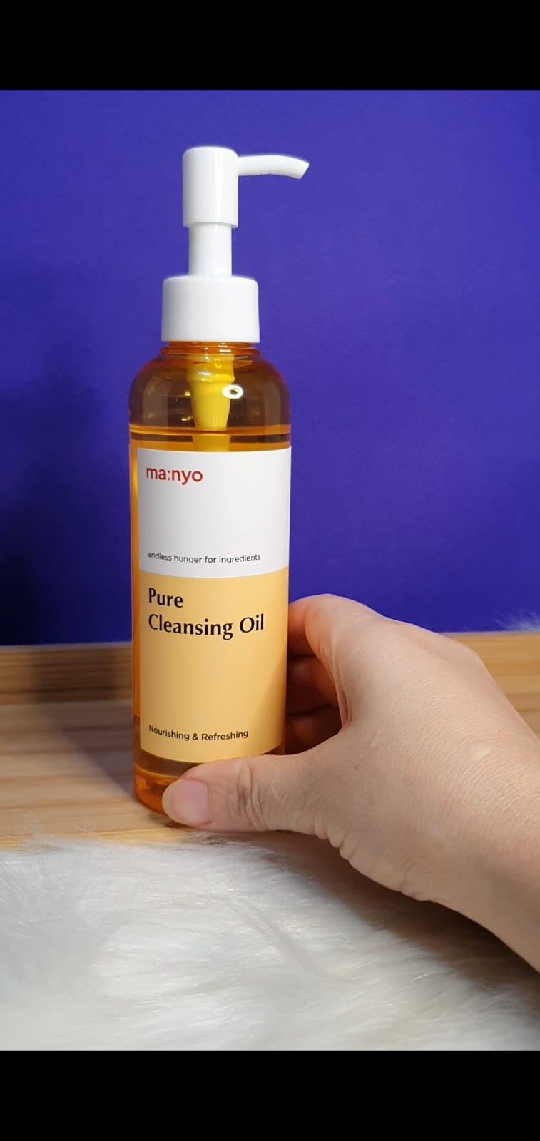 MANYO Pure Cleansing Oil, Makeup Remover, Blackhead & Pore Care, 6.76 fl oz | Natural oil cleanser that melts makeup and helps with blackhead care, Korean skincare, Tea tree, Rice bran customer photo 2