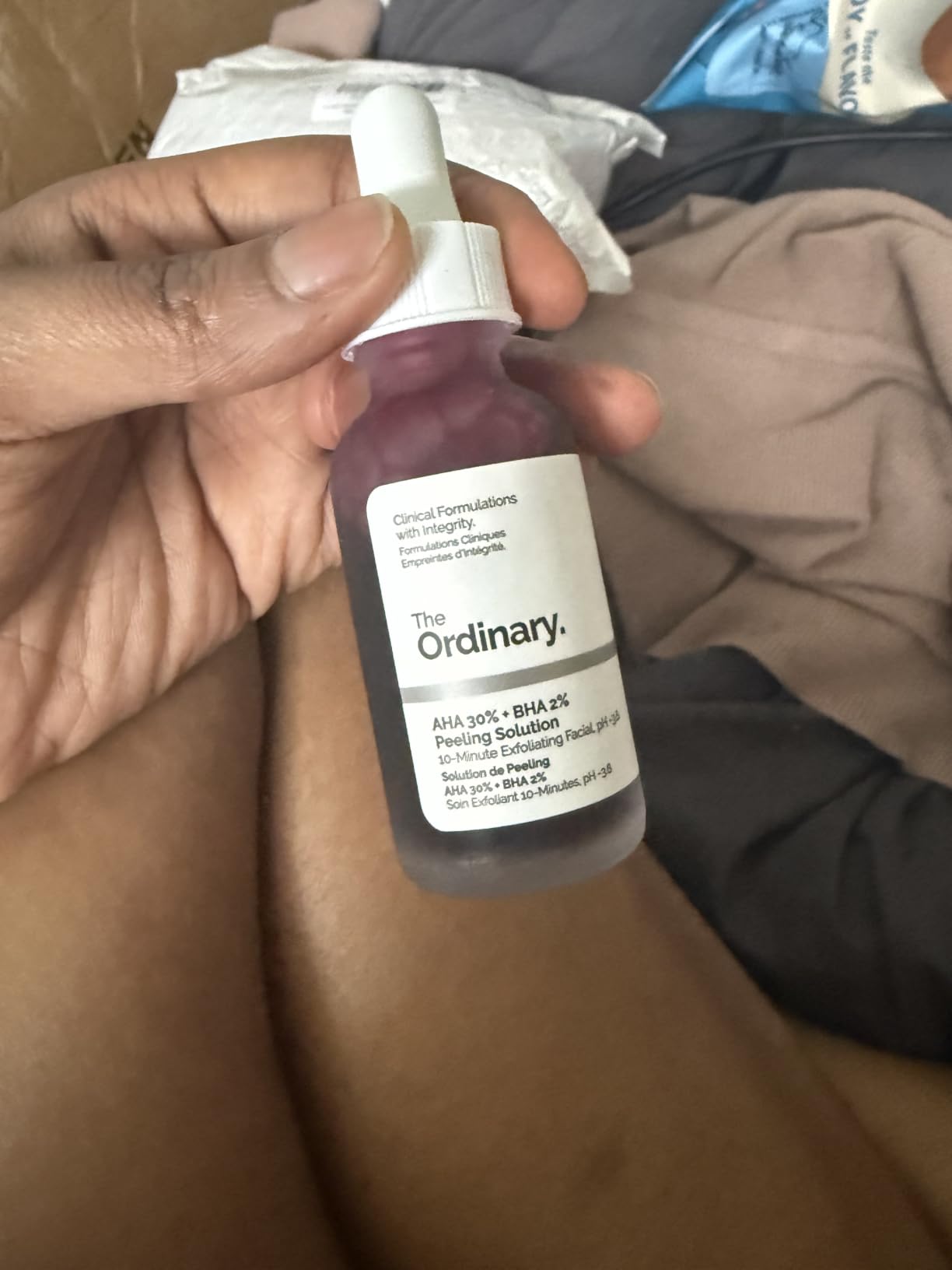 The Ordinary AHA 30% + BHA 2% Peeling Solution, Advanced Exfoliating Peel for Brighter Skin customer photo 1