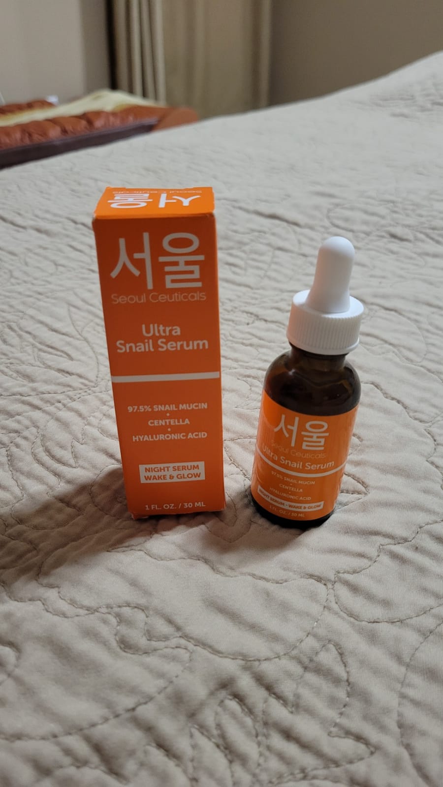 SeoulCeuticals Korean Skin Care 97.5% Snail Mucin Serum for Face K Beauty | Anti Aging Night Serum for Wrinkles & Fine Lines with Cica & Hyaluronic Acid, 1oz customer photo 2