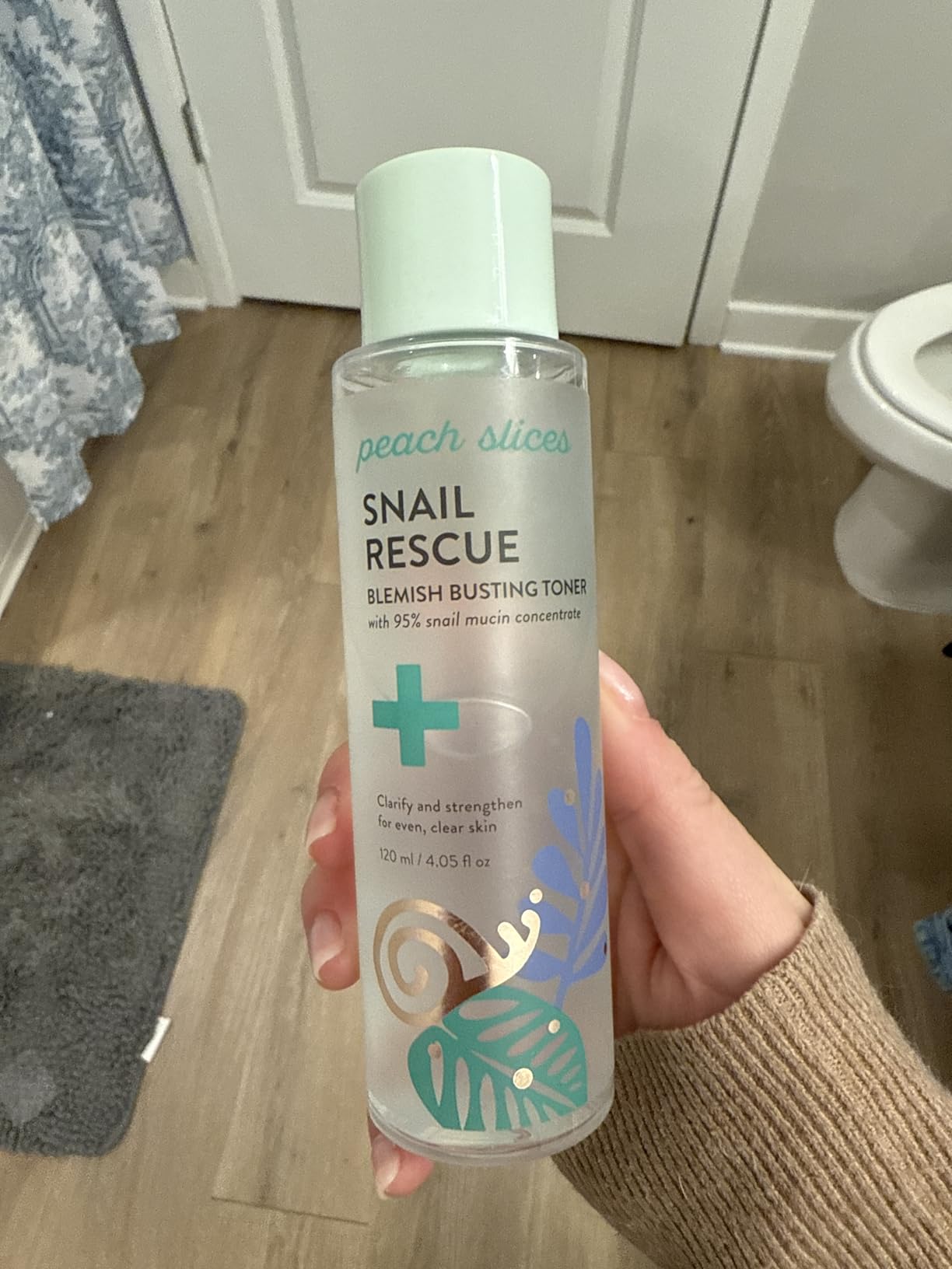 Peach Slices - Snail Rescue Blemish Busting Toner (4.05 oz) - 95% Snail Mucin Concentrate - Clarify, Strengthen, Balance - Hyaluronic Acid & CICA - Clean & Cruelty Free - Korean Skin Care & Beauty customer photo 1