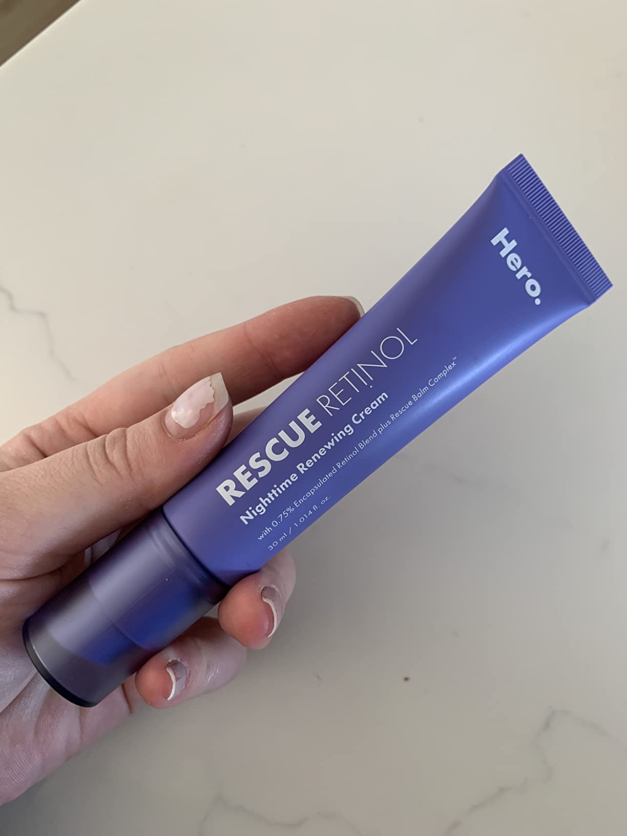 HERO COSMETICS Rescue Retinol Nighttime Renewing Retinol Cream | Safe for Sensitive Skin customer photo 2