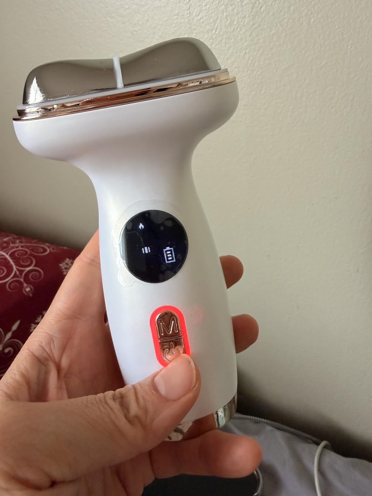 7-in-1 Microcurrent Facial Device, Red Light Face & Neck Massager customer photo 1