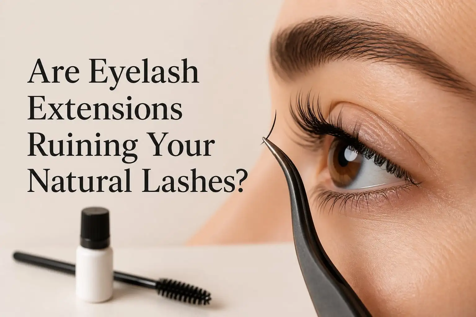 Are Eyelash Extensions Ruining Your Natural Lashes?